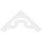 Ekena Millwork Pitch Northwest Architectural Grade PVC Gable Pediment, 36"W x 16 1/2"H x 1"P (11/12) GPP036X017X100NOR - alternate 4